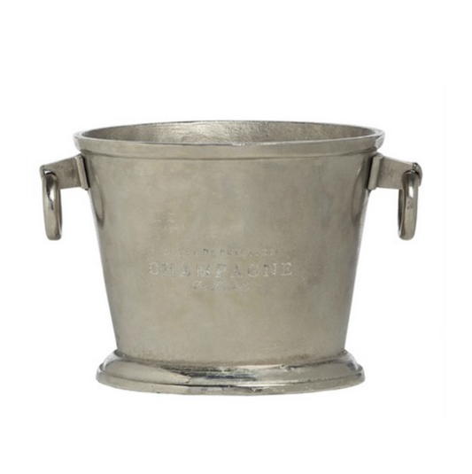 Rustik vin- och champagnekylare vintage