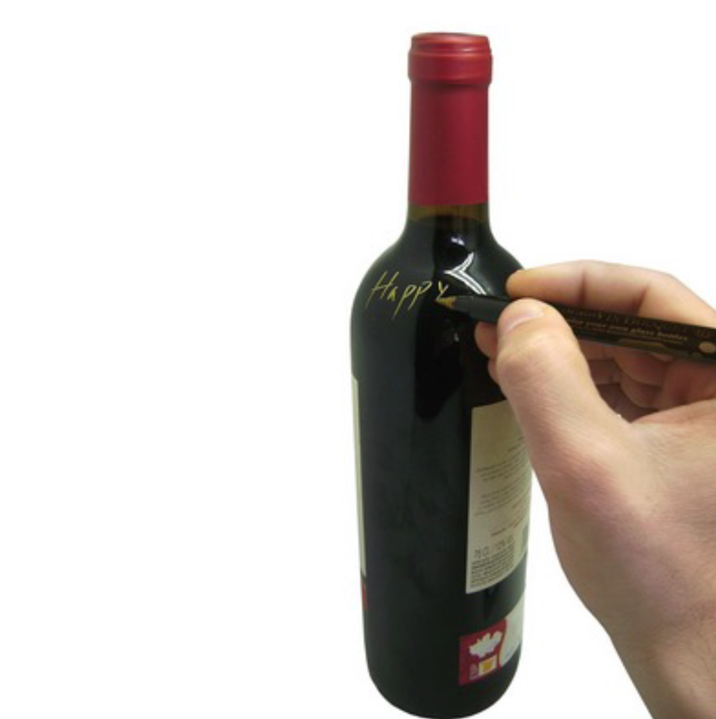 Glaspennor för flaskmärkning guld och silver. Funktion