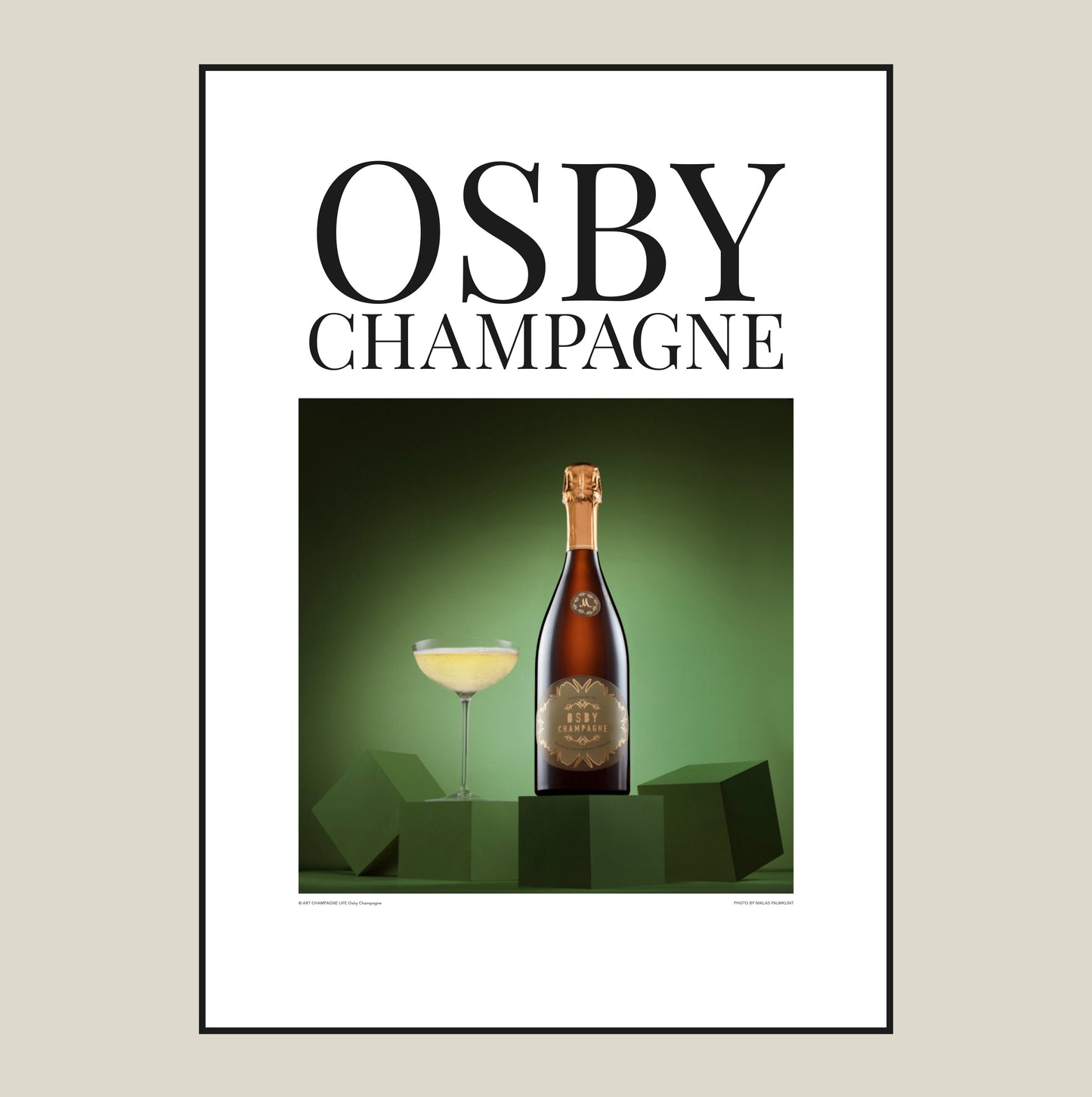 Poster Osby Champagne – svensk Grand Cru känsla