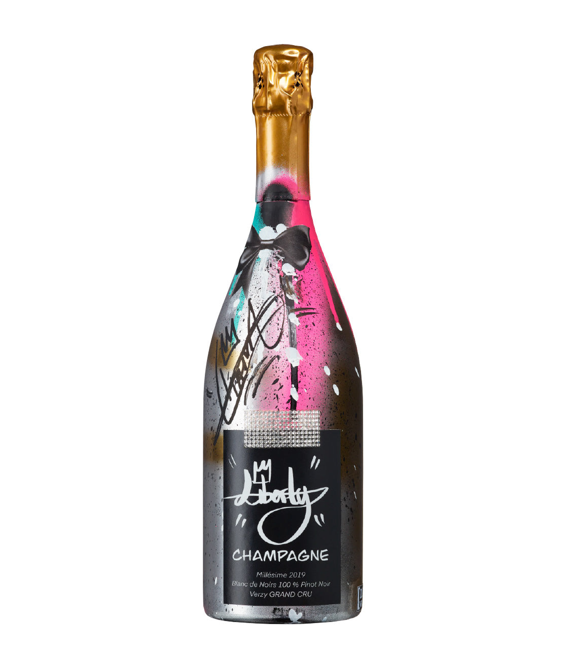 Liberty Champagne Grand Cru Extra Brut Millésime, 100 % Pinot Noir, flaska