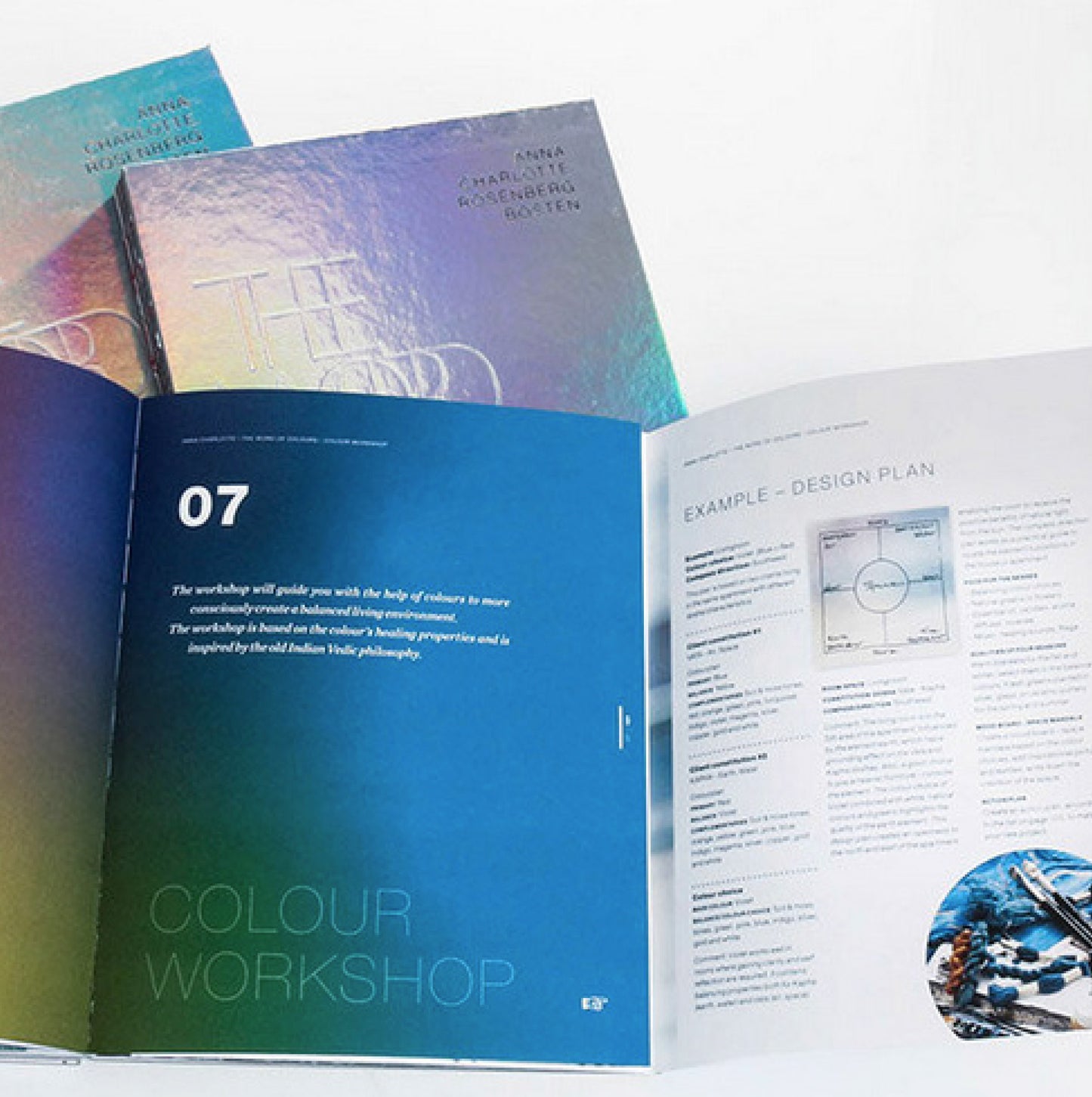 Inredningsbok The Word of Colours – Holistisk livsstil, innehållssidor