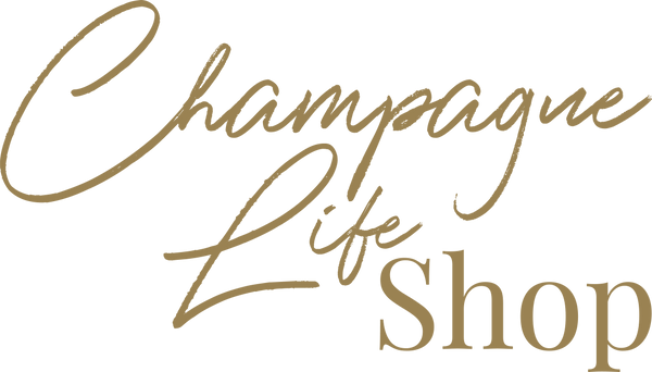 Champagne Life Shop Logo, guld