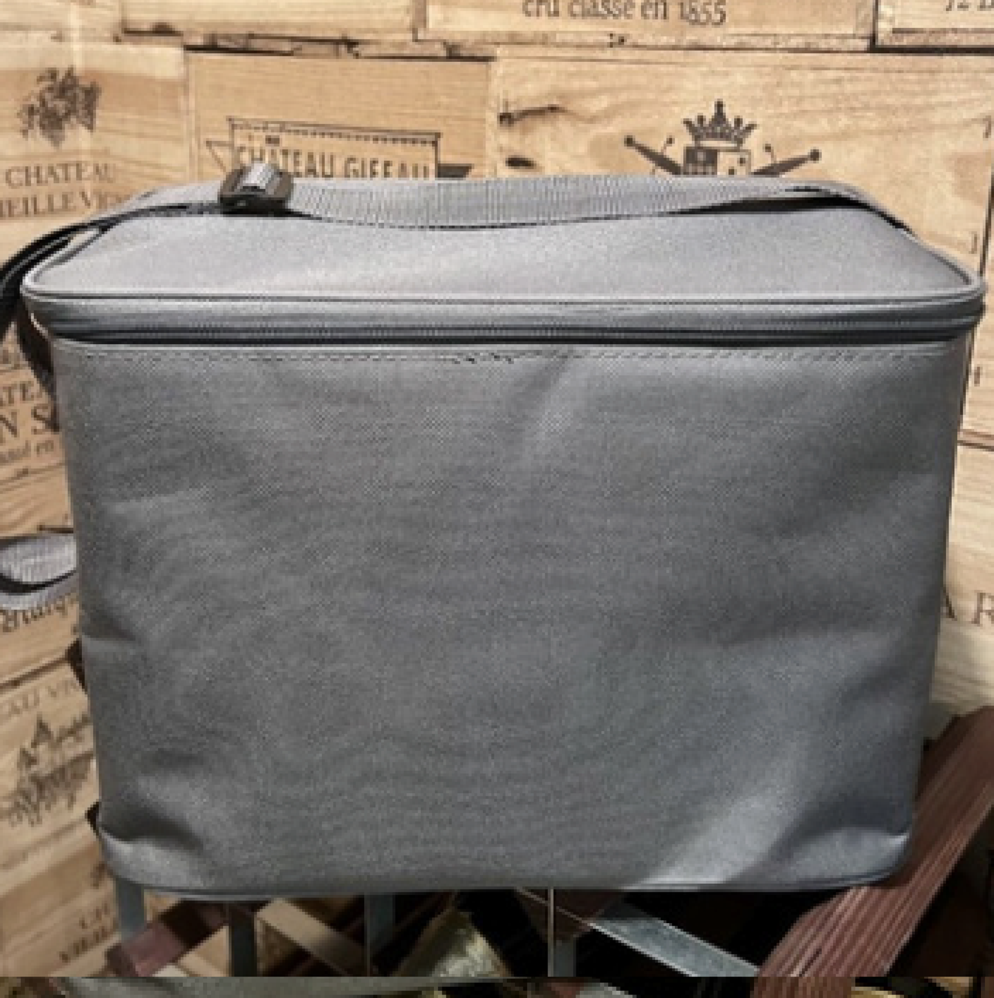 Vinglasväska Grå – För 6 Glas