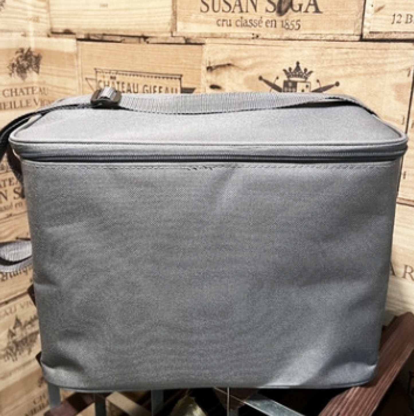 Vinglasväska Grå – För 6 Glas