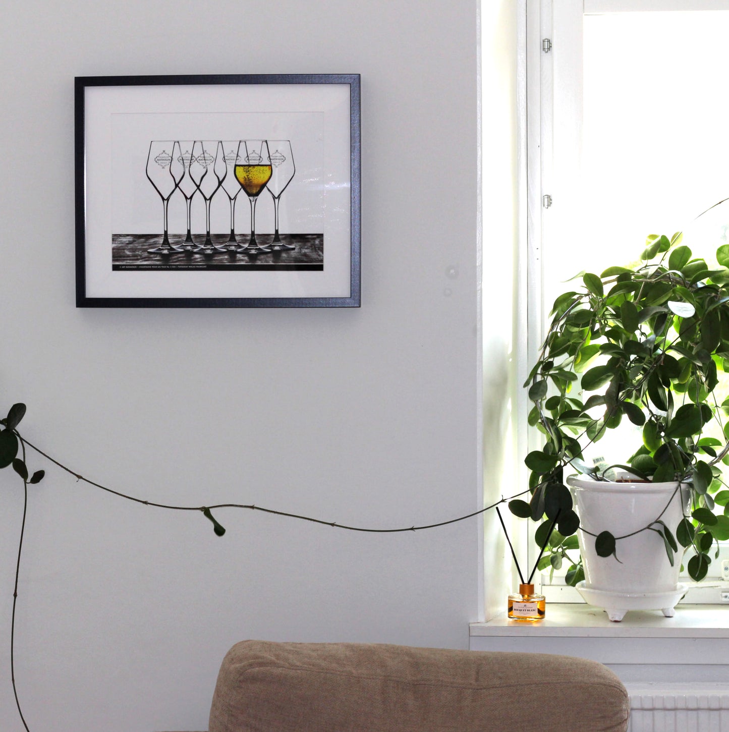 Champagnetavla Glasses of Champagne by Niklas Palmklint, inspirationsbild
