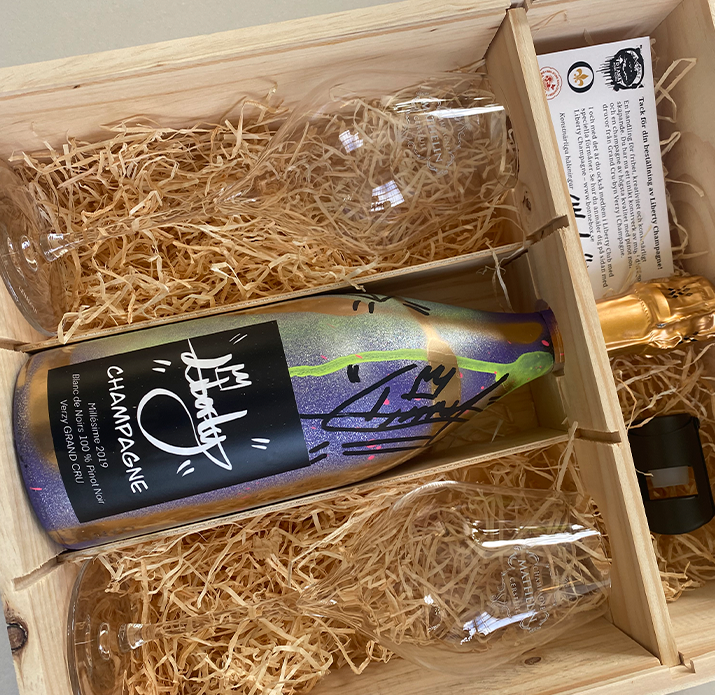 Presentlåda Liberty Champagne Grand Cru