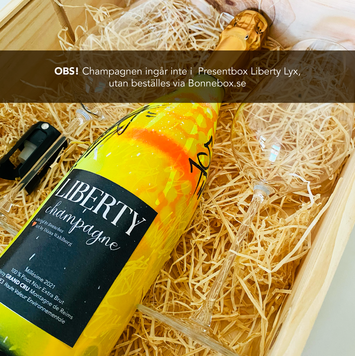 Presentbox Liberty Lyx – en exklusiv gåva med unik konst