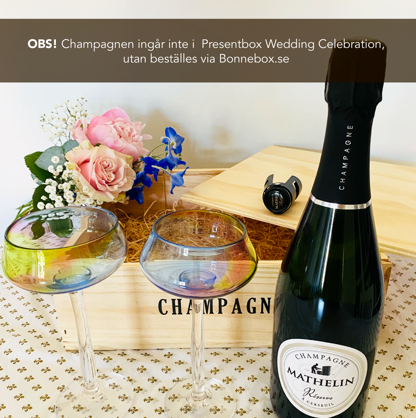 Presentbox Wedding Celebration – för livets vackraste skålar