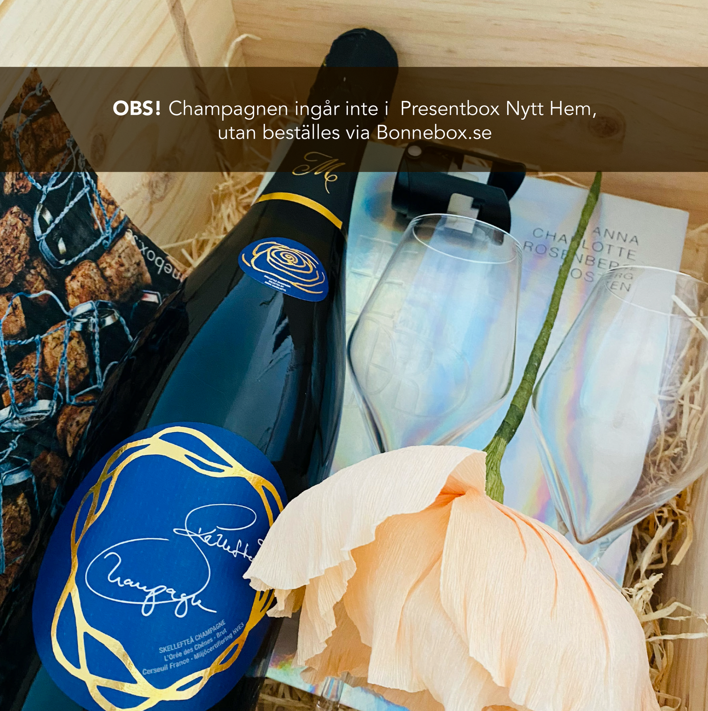 Presentbox Nytt Hem – där inredning, konst och champagne möts