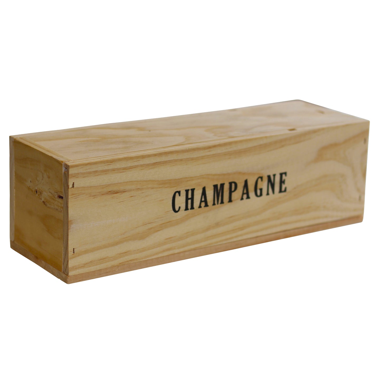 Champagnelåda trä 1 flaska