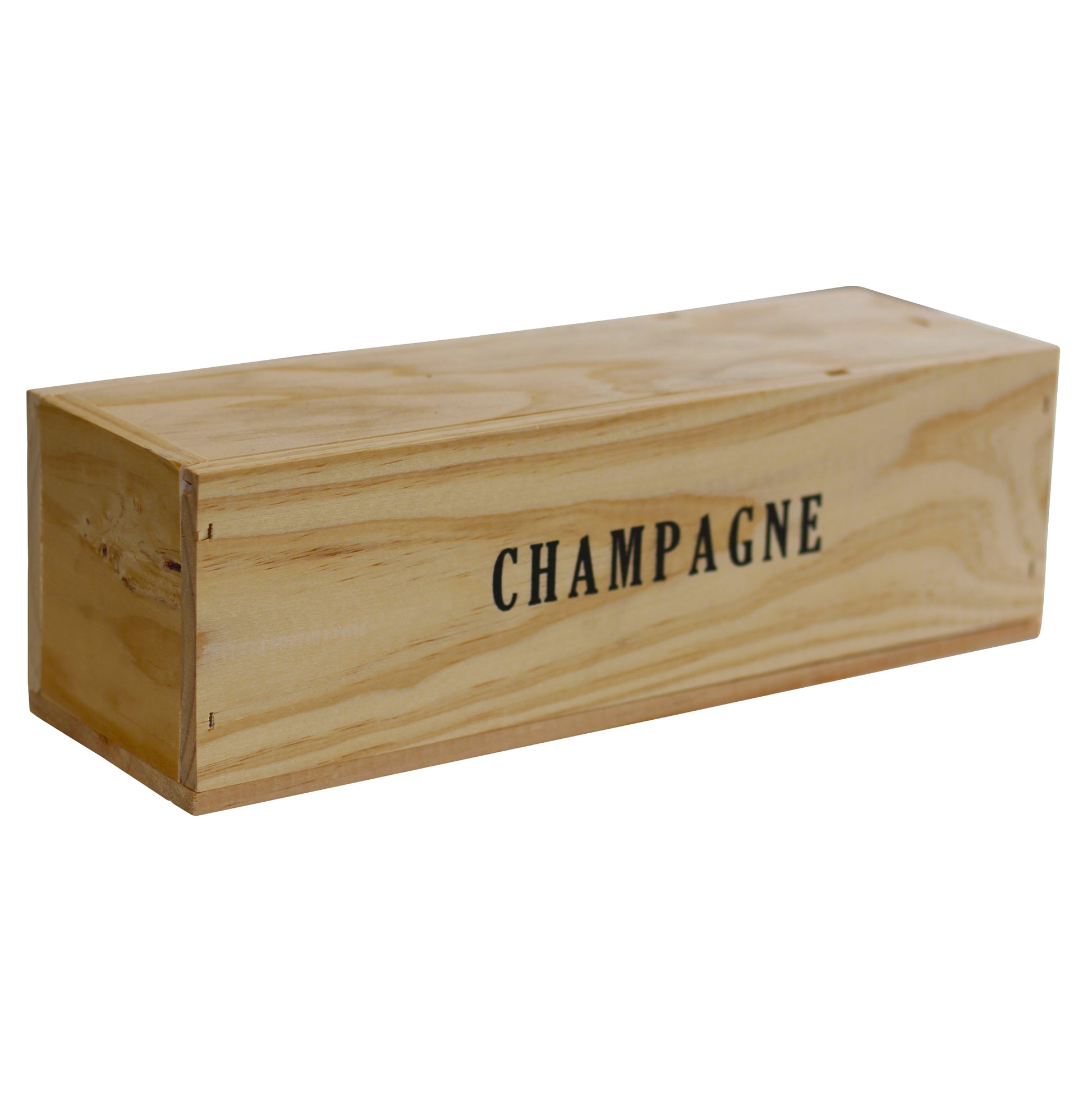 Champagnelåda trä 1 flaska