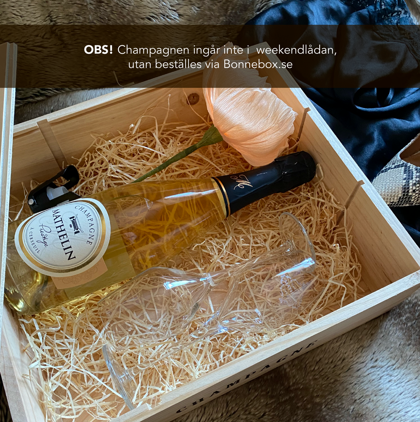 Presentbox Date Night – romantik, bubbel och tid tillsammans