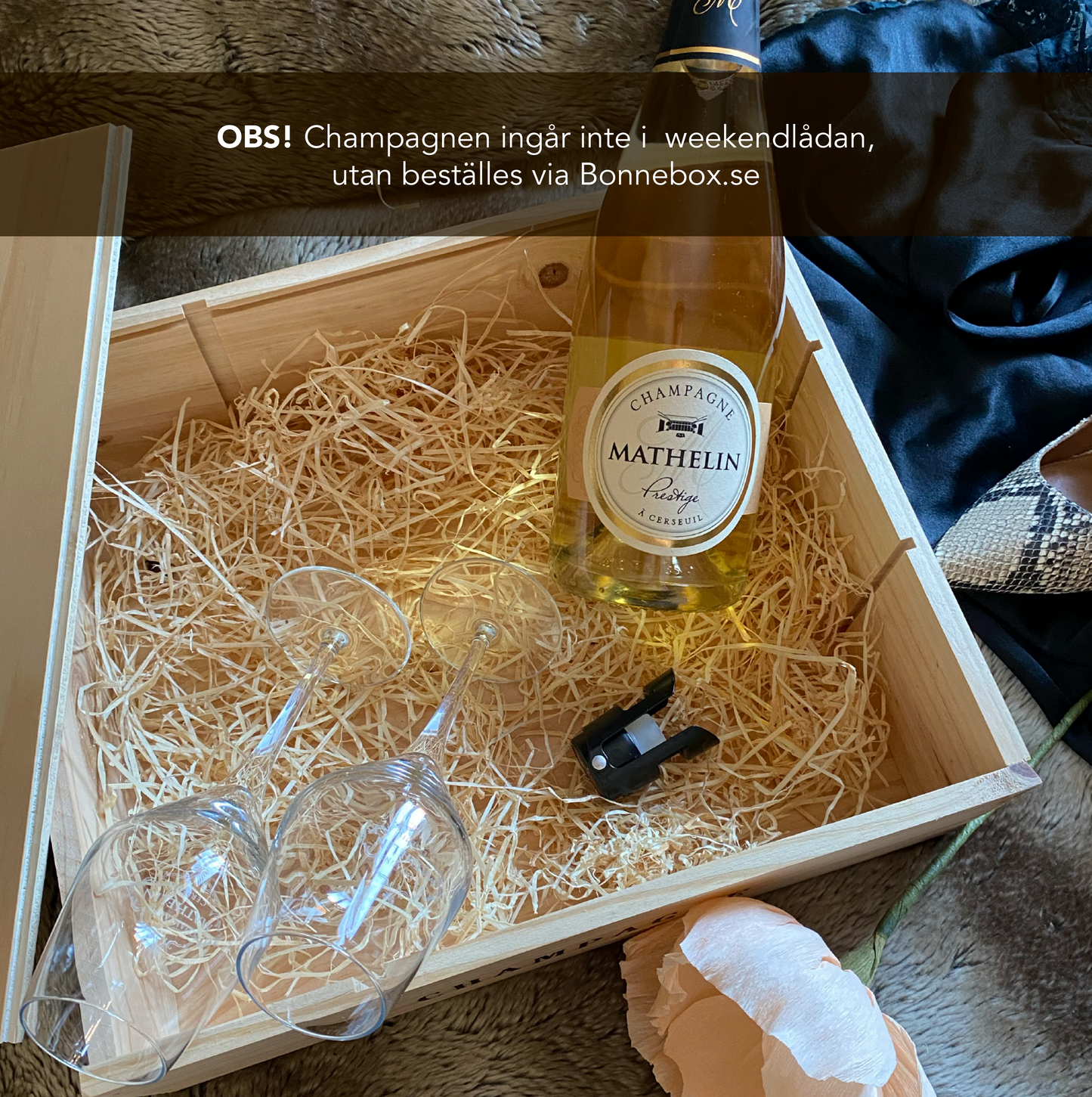 Presentbox Date Night – romantik, bubbel och tid tillsammans