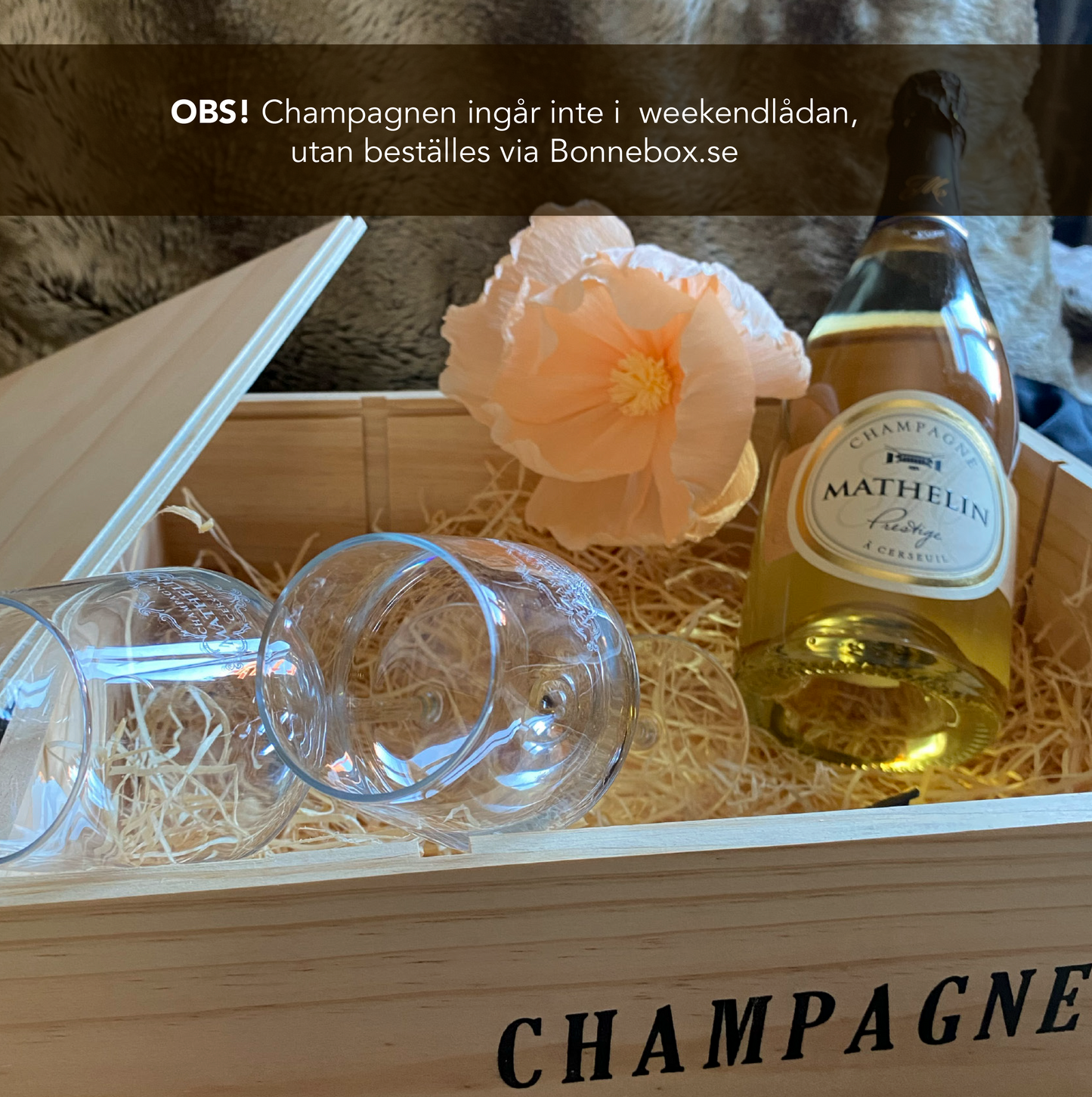 Presentbox Date Night – romantik, bubbel och tid tillsammans