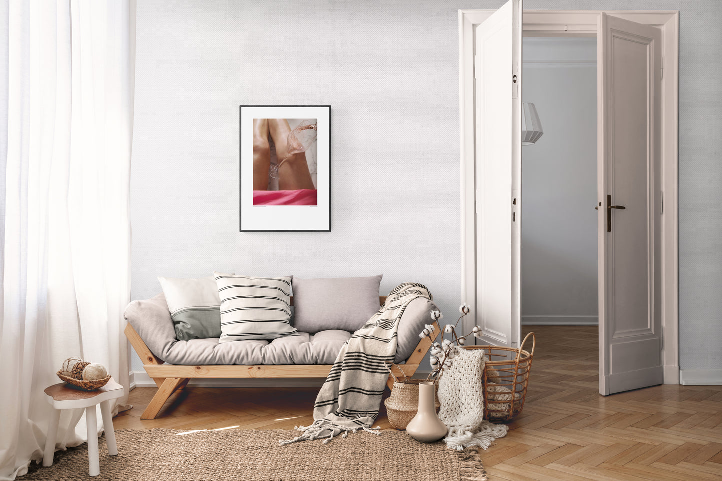 Poster Rosé Champagne Waves – Stilfull Champagnekonst